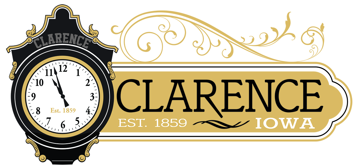 Logo for City of Clarence, Iowa